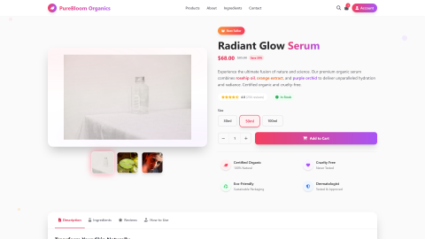 PureGlow Product Page thumbnail