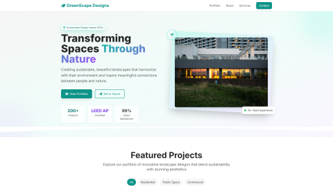 EcoScape Portfolio thumbnail