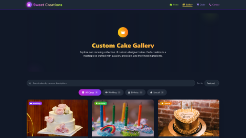 Neon Cake Gallery thumbnail