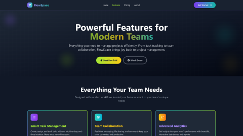 GlowGrid Features Page thumbnail
