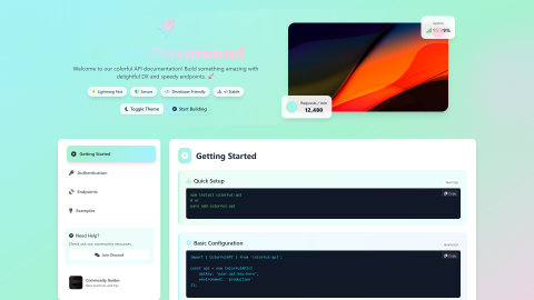 Pastel API Playground thumbnail