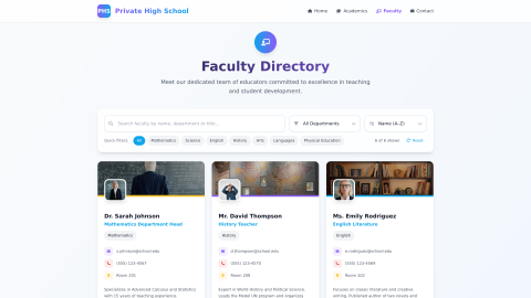 Aurora Faculty Directory thumbnail